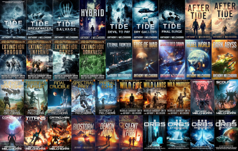 The Tide Series & more by Anthony J Melchiorri ~ 35 MP3 AUDIOBOOK COLLECTION