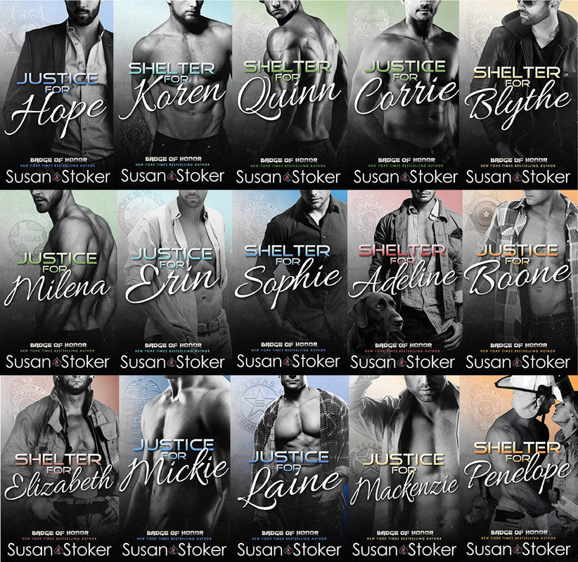 The Badge of Honor: Texas Heroes Series by Susan Stoker 15 MP3 AUDIOBOOK COLLECTION