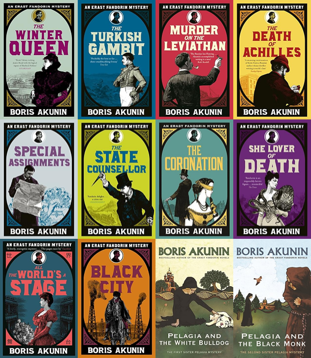 Erast Fandorin Series & more by Boris Akunin ~ 12 MP3 AUDIOBOOK COLLECTION