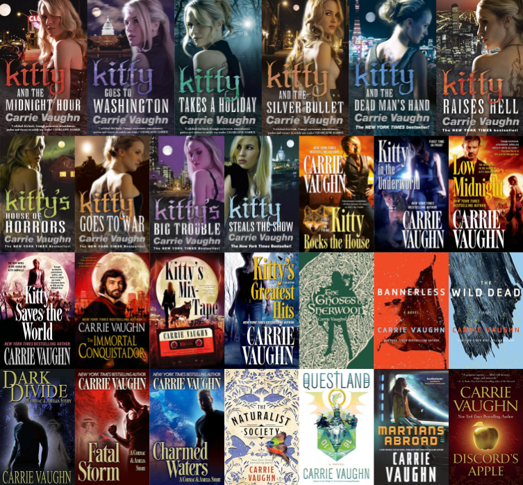 Kitty Norville Series & more by Carrie Vaughn ~ 28 MP3 AUDIOBOOK COLLECTION