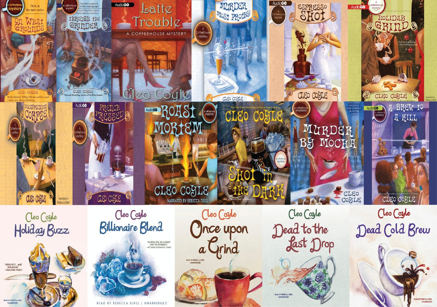 Coffeehouse Mysteries Audiobook | Coffeehouse Audio | MotionAudiobooks