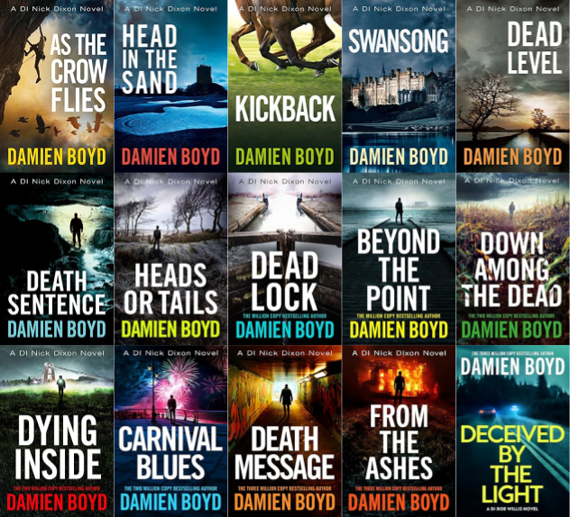 DI Nick Dixon Series & more by Damien Boyd ~ 15 MP3 AUDIOBOOK COLLECTION