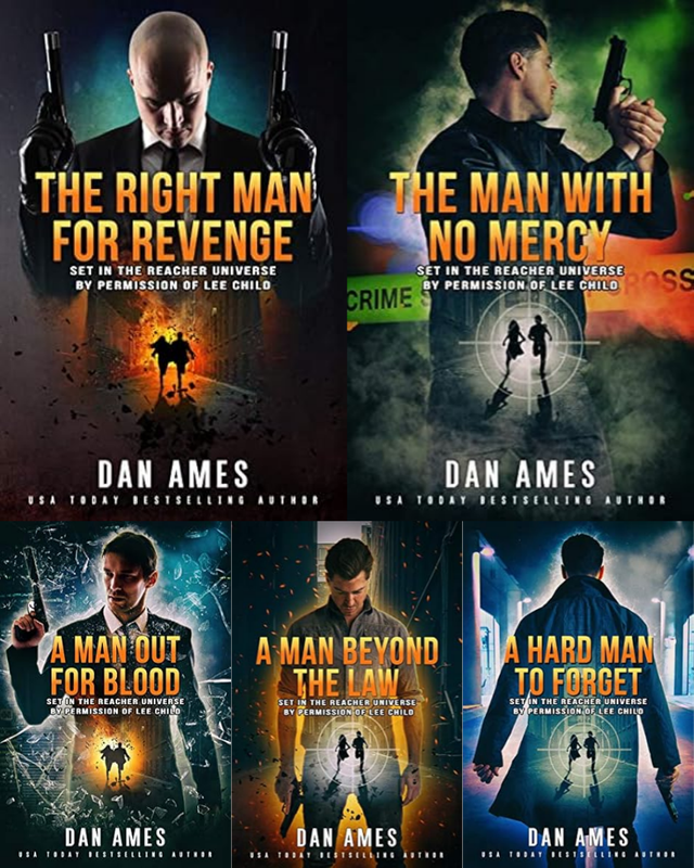 Jack Reacher Cases Series by Dan Ames ~ 5 MP3 AUDIOBOOK COLLECTION