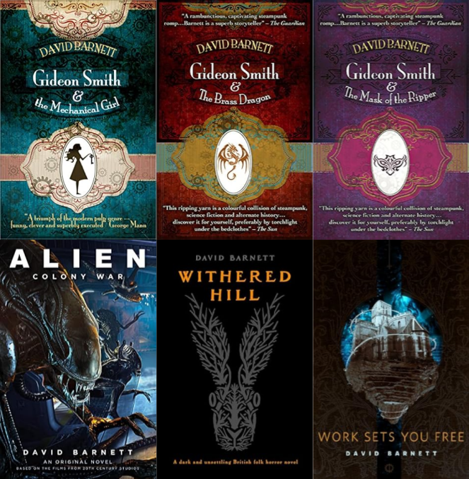 Gideon Smith Series & more by David Barnett ~ 8 MP3 AUDIOBOOK COLLECTION