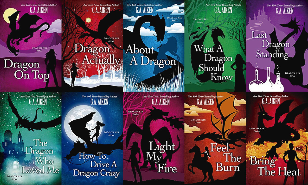 The Dragon Kin Series by G A Aiken 10 MP3 AUDIOBOOK COLLECTION