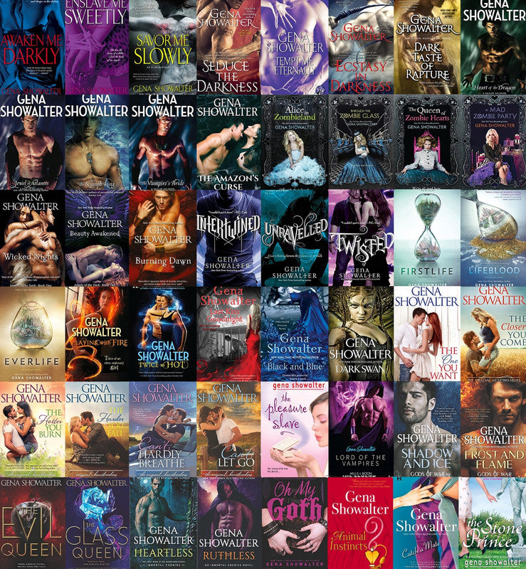 Alien Huntress Series & more by Gena Showalter ~ 48 MP3 AUDIOBOOK COLLECTION