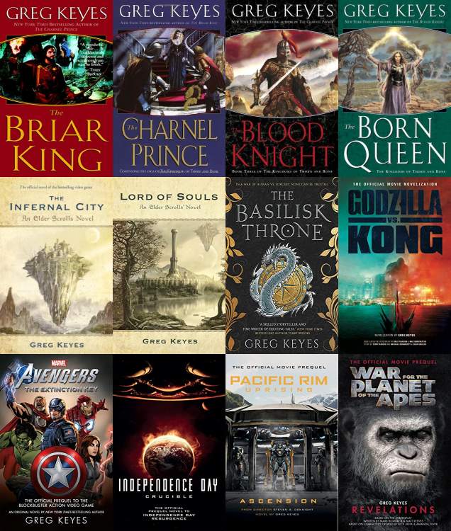Kingdoms of Thorn and Bone Series & more by Greg Keyes ~ 12 MP3 AUDIOBOOK COLLECTION