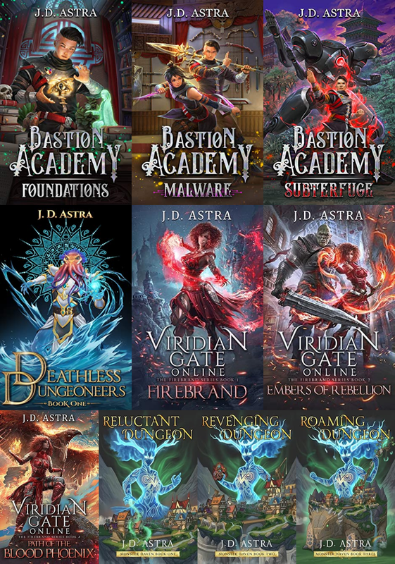 Bastion Academy Series & more by J D Astra ~ 10 MP3 AUDIOBOOK COLLECTION