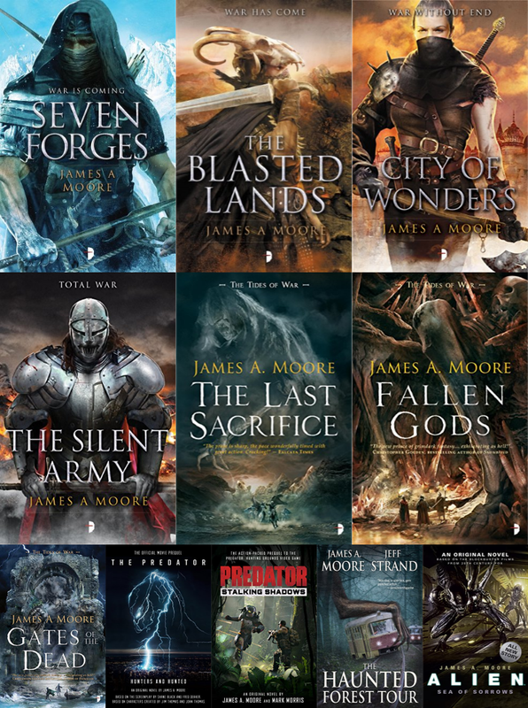 Seven Forges Series & more by James A. Moore ~ 11 MP3 AUDIOBOOK COLLECTION