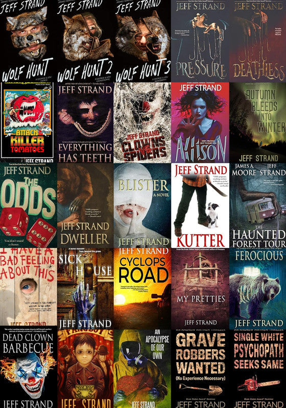 Wolf Hunt Series & more by Jeff Strand ~ 25 MP3 AUDIOBOOK COLLECTION