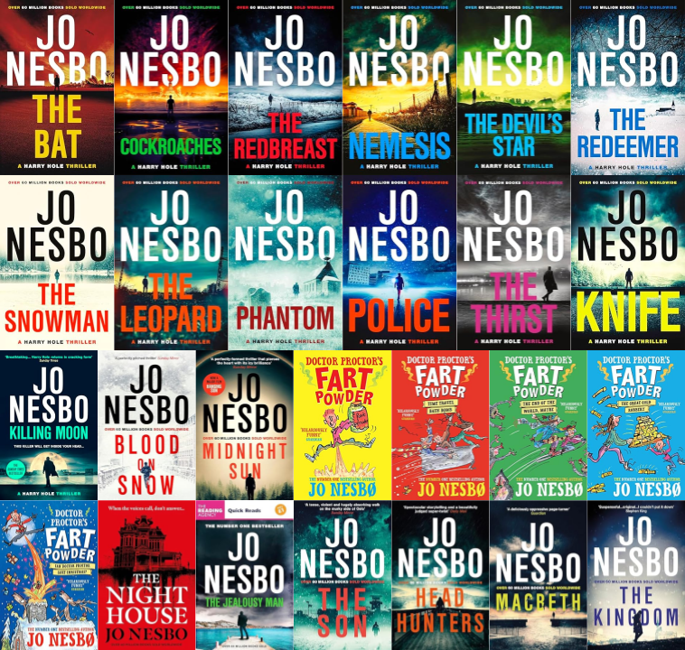 Harry Hole Series & more by Jo Nesbo ~ 26 MP3 AUDIOBOOK COLLECTION