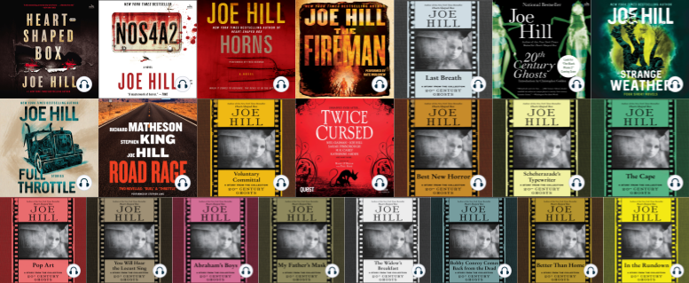 Joe Hill ~ 22 MP3 AUDIOBOOK COLLECTION