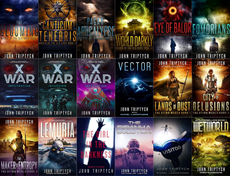 Wrath of the Old Gods Series & more by John Triptych ~ 18 MP3 AUDIOBOOK COLLECTION