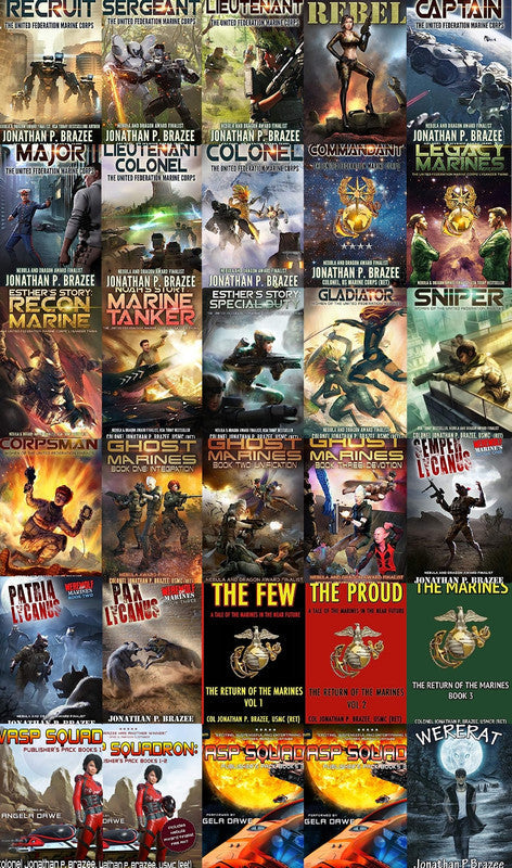 The United Federation Marine Corps Series & more by Jonathan P. Brazee ~ 30 AUDIOBOOK COLLECTION