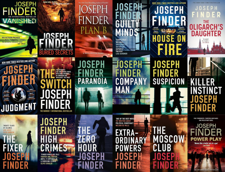 Nick Heller Series & more by Joseph Finder ~ 18 MP3 AUDIOBOOK COLLECTION