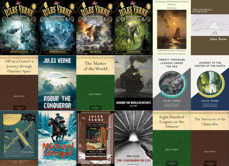 The New Adventures of Phileas Fogg Series & more by Jules Verne ~ 21 MP3 AUDIOBOOK COLLECTION