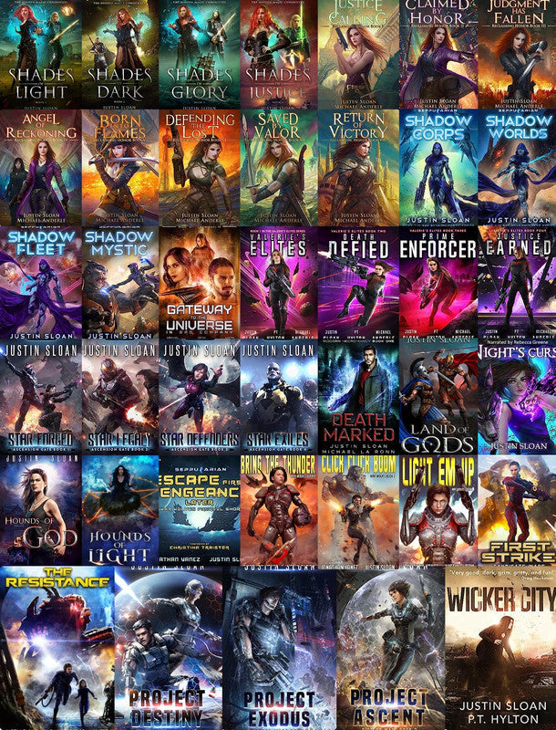 The Hidden Magic Chronicles Series & more by Justin Sloan ~ 40 AUDIOBOOK COLLECTION