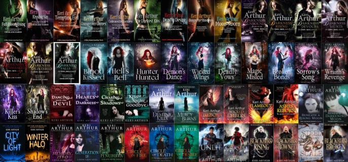 Riley Jenson Guardian Series & more by Keri Arthur ~ 54 MP3 AUDIOBOOK COLLECTION