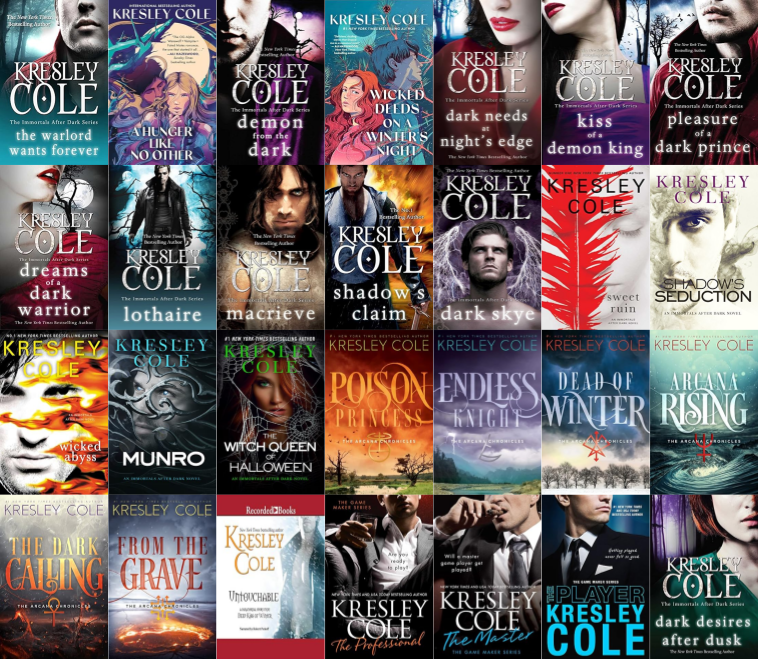 Immortals After Dark Series & more by Kresley Cole ~ 28 MP3 AUDIOBOOK COLLECTION