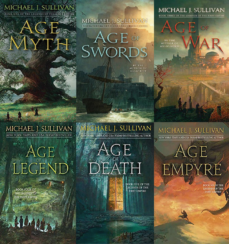 The Legends of the First Empire Series by Michael J Sullivan ~ 6 MP3 AUDIOBOOK COLLECTION