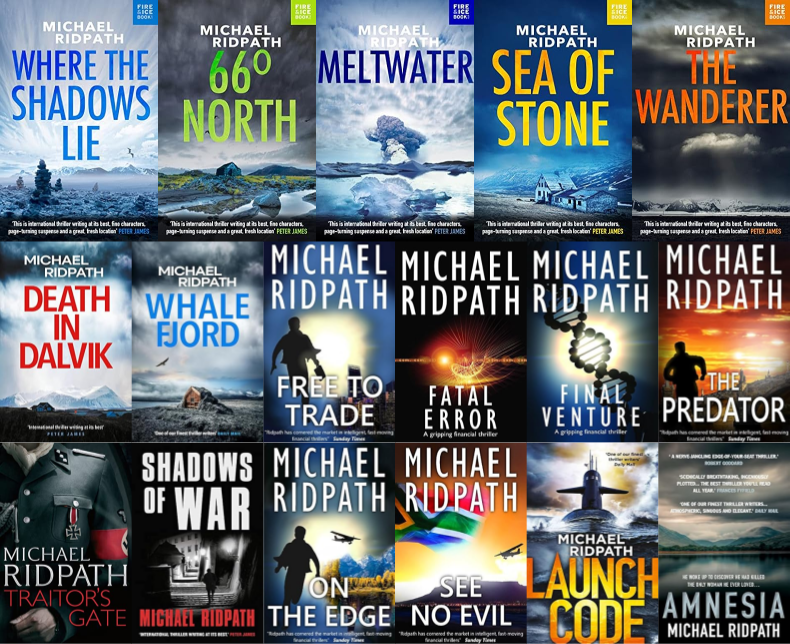 Fire and Ice Series & more by Michael Ridpath ~ 17 MP3 AUDIOBOOK COLLECTION