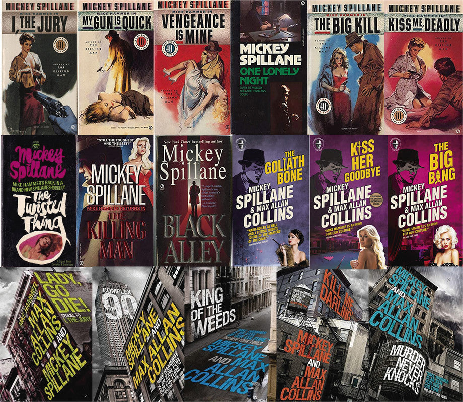 The Mike Hammer Series by Mickey Spillane 17 MP3 AUDIOBOOK COLLECTION