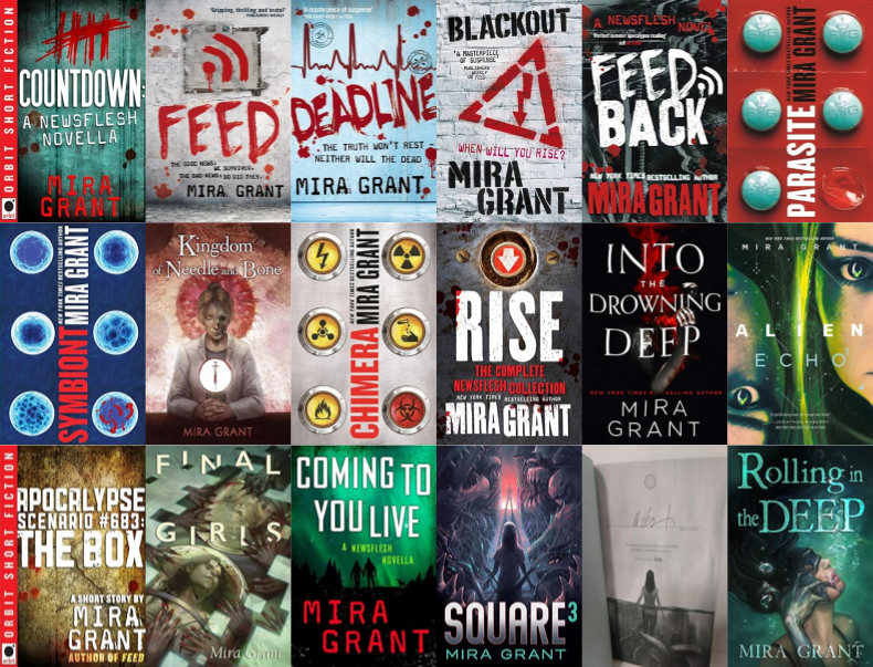 Newsflesh Series & more by Mira Grant ~ 24 MP3 AUDIOBOOK COLLECTION