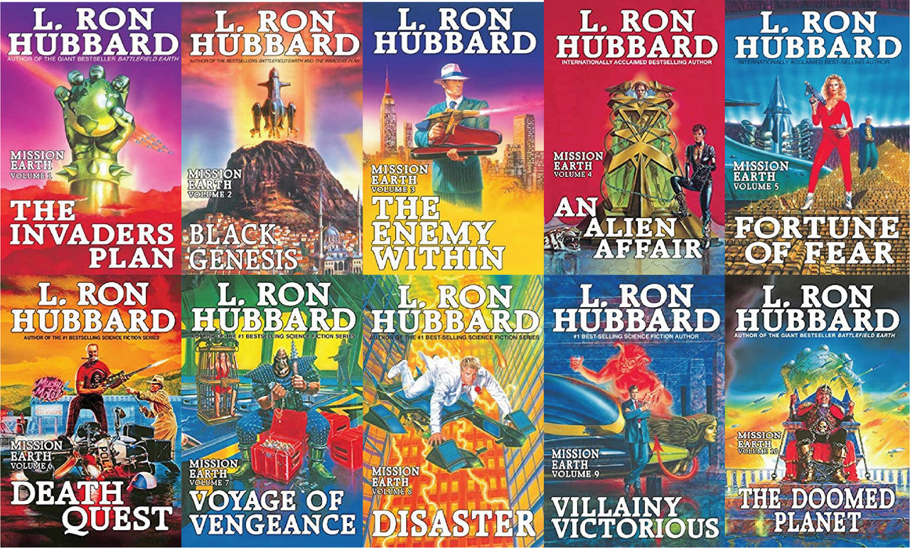 The Mission Earth Series by L. Ron Hubbard ~ 10 MP3 AUDIOBOOK COLLECTION