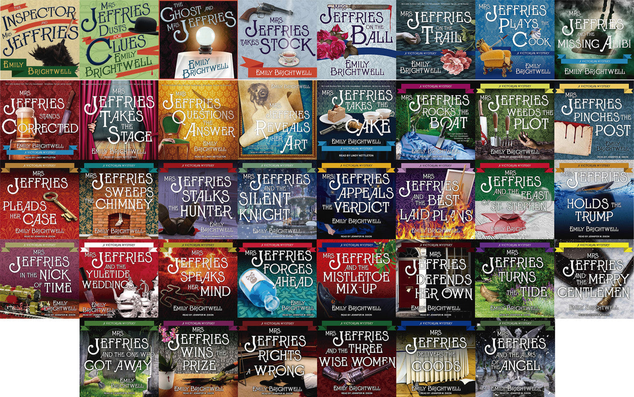 The Mrs Jeffries Series by Emily Brightwell ~ 40 MP3 AUDIOBOOK COLLECTION