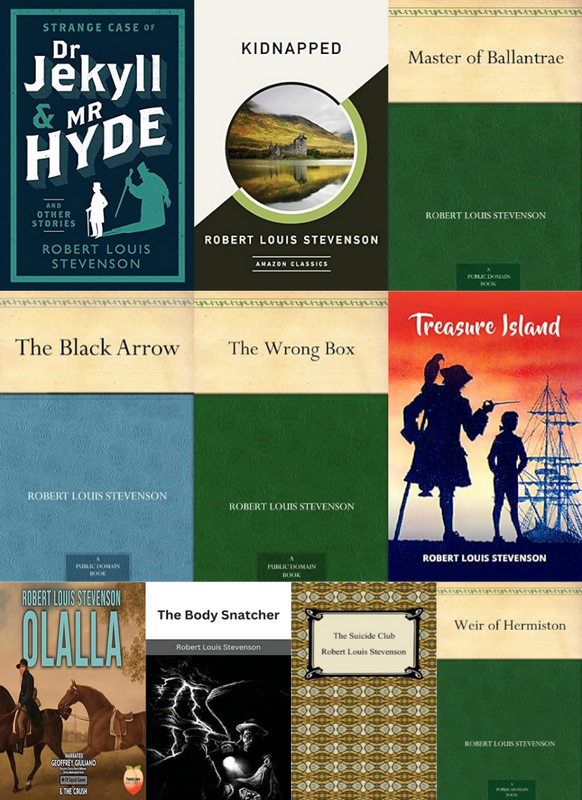 Robert Louis Stevenson ~ 10 MP3 AUDIOBOOK COLLECTION