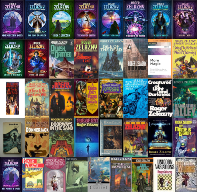The Chronicles of Amber Series & more by Roger Zelazny ~ 41 MP3 AUDIOBOOK COLLECTION