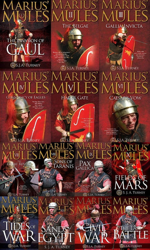 Marius Mules Series by S J A Turney ~ 14 MP3 AUDIOBOOK COLLECTION