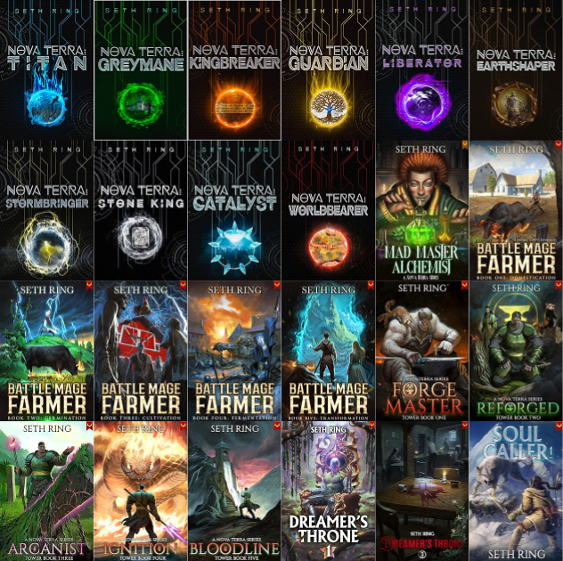 Titan Series & more by Seth Ring ~ 24 MP3 AUDIOBOOK COLLECTION