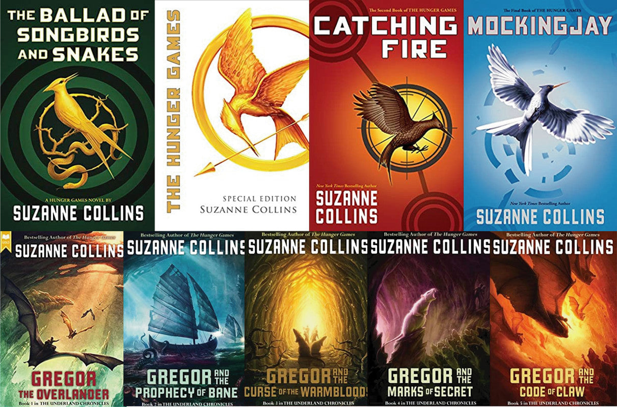 The Suzanne Collins Collection ~ Hunger Games & Underland Chronicles ~ 9 MP3 AUDIOBOOK COLLECTION