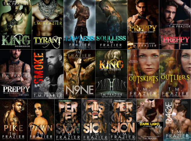 King Series & more by T.M. Frazier ~ 21 MP3 AUDIOBOOK COLLECTION