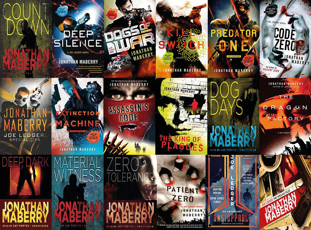 The Joe Ledger Series by Jonathan Maberry ~ 20 MP3 AUDIOBOOK COLLECTION