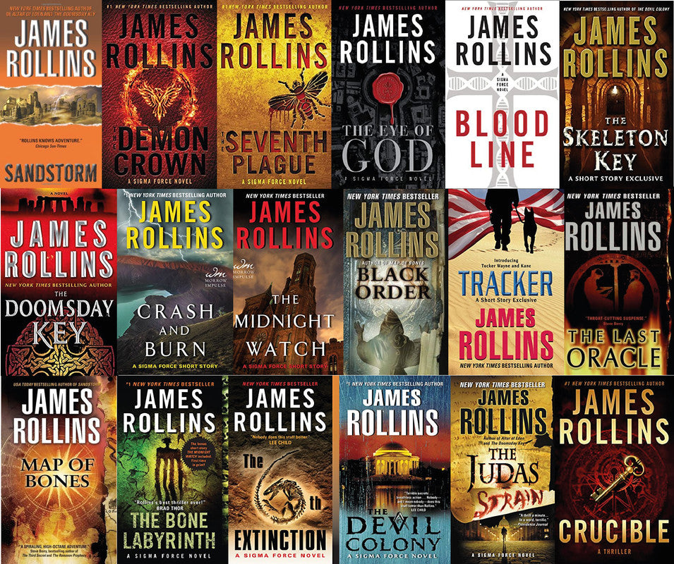 The Sigma Force Series by James Rollins ~ 17 MP3 AUDIOBOOK COLLECTION