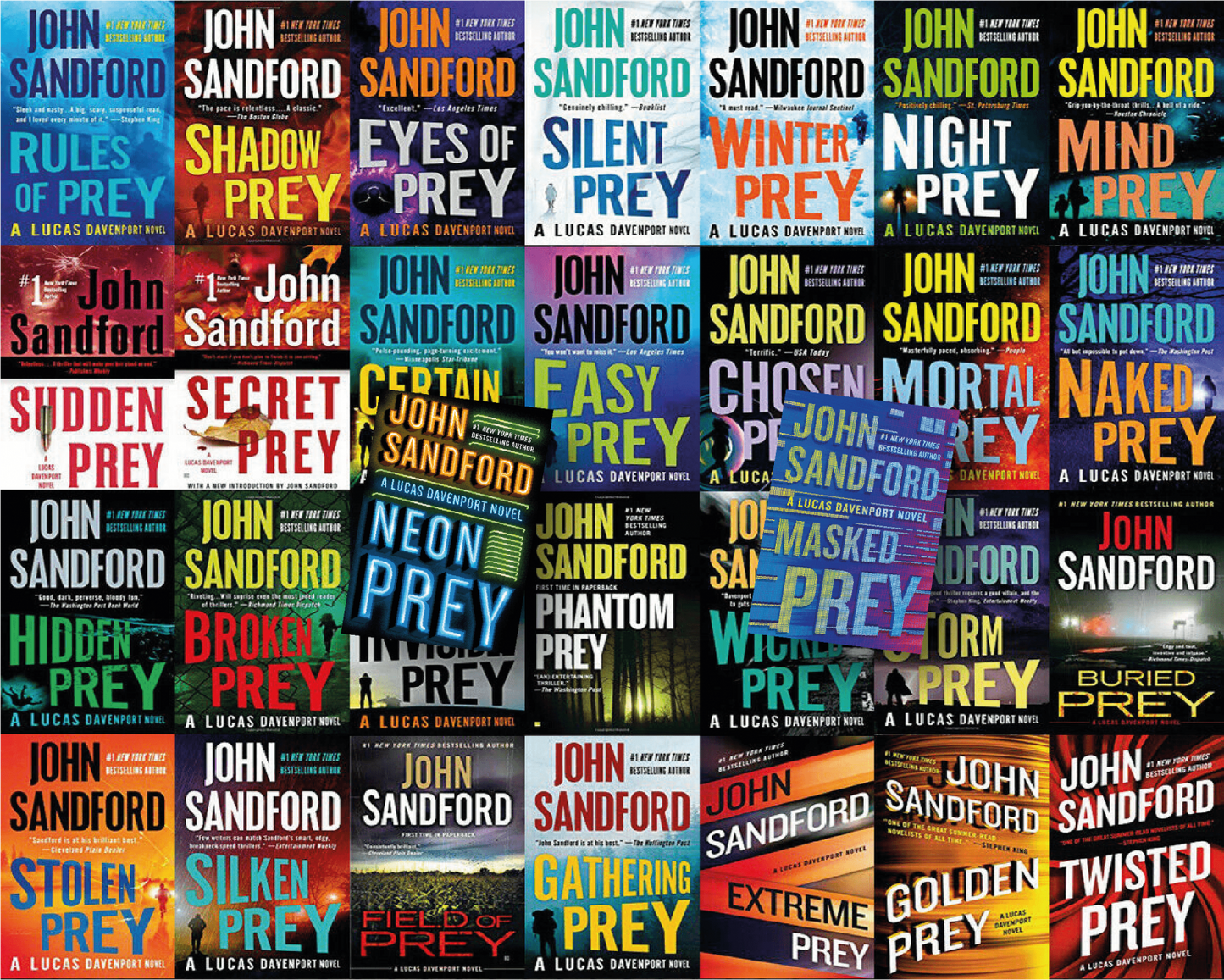 The Lucas Davenport Prey Series by John Sandford ~ 30 MP3 AUDIOBOOK COLLECTION