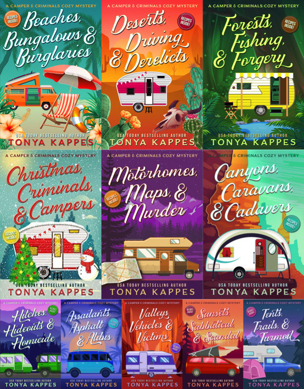 Camper and Criminals Series by Tonya Kappes ~ 36 MP3 AUDIOBOOK COLLECTION