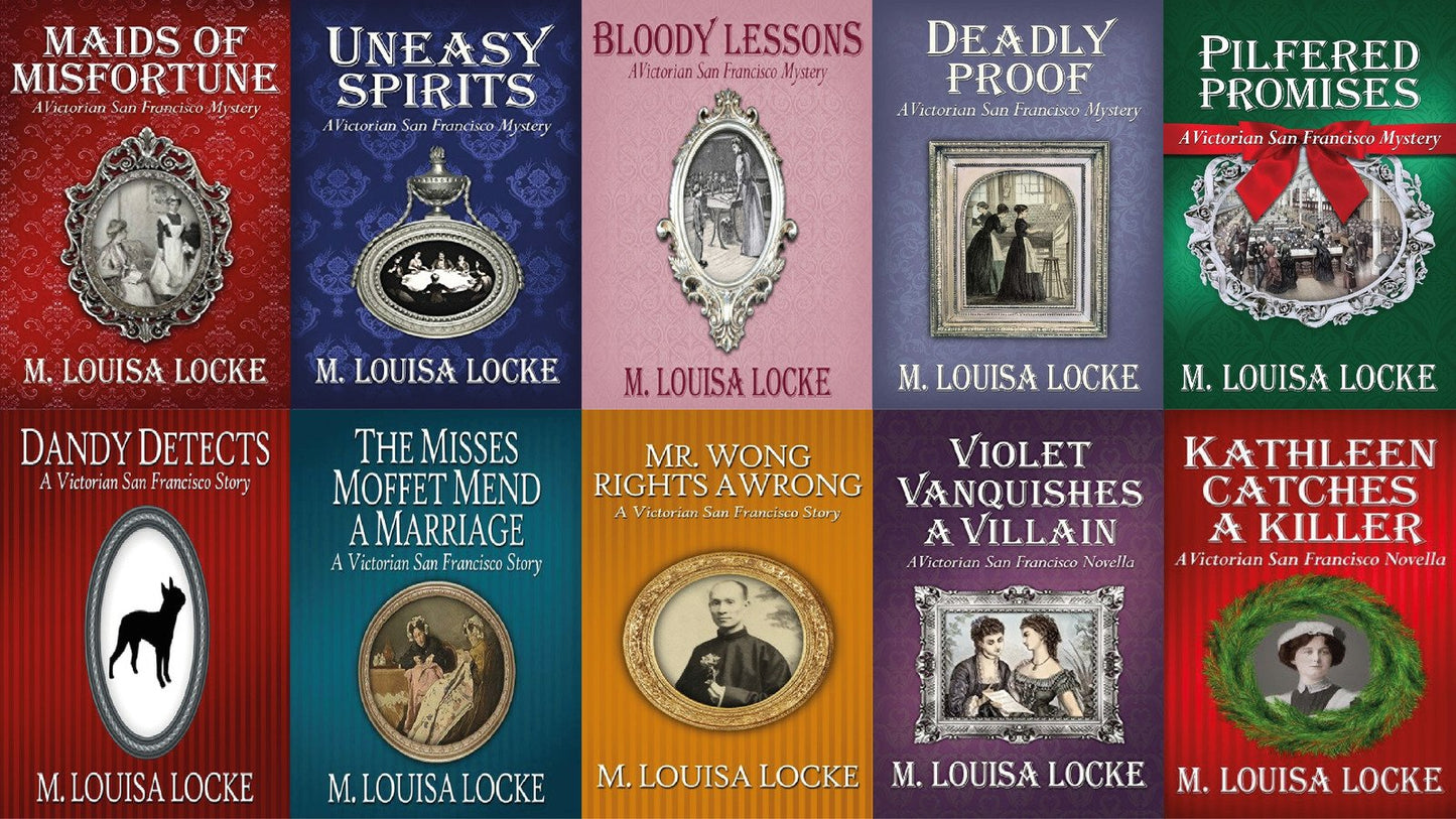 The Victorian San Francisco Series by M. Louisa Locke ~ 10 MP3 AUDIOBOOK COLLECTION