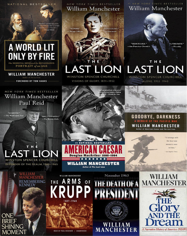 William Manchester ~ 10 MP3 AUDIOBOOK COLLECTION