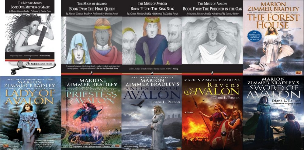 The Avalon Series by Marion Zimmer Bradley ~ 10 MP3 AUDIOBOOK COLLECTION
