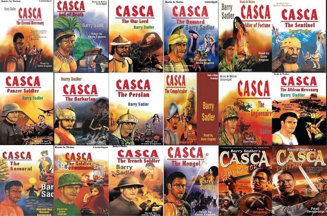 The Barry Sadler Casca Series ~ 24 MP3 AUDIOBOOK COLLECTION