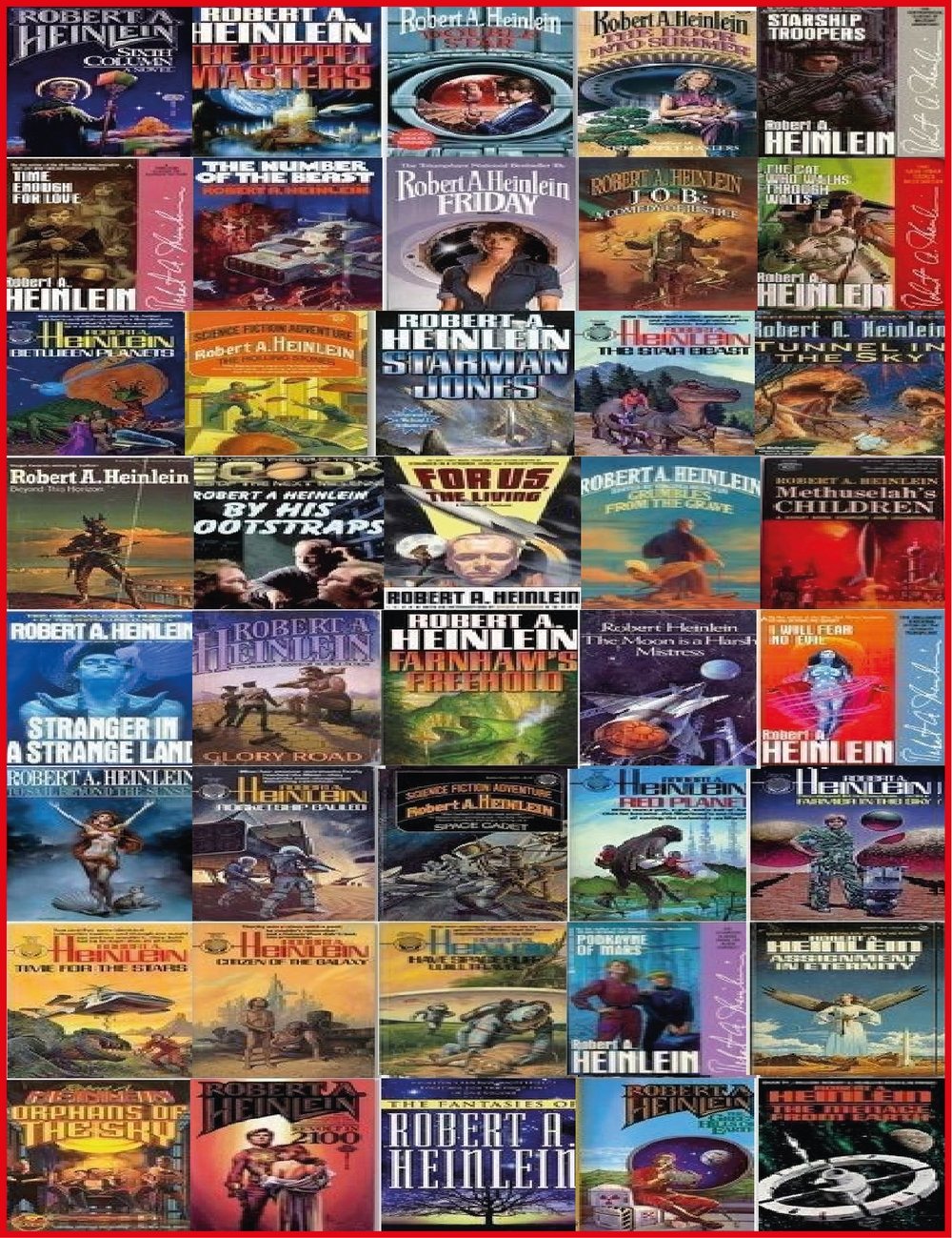 The Robert A. Heinlein Collection ~ 39 MP3 AUDIOBOOK COLLECTION