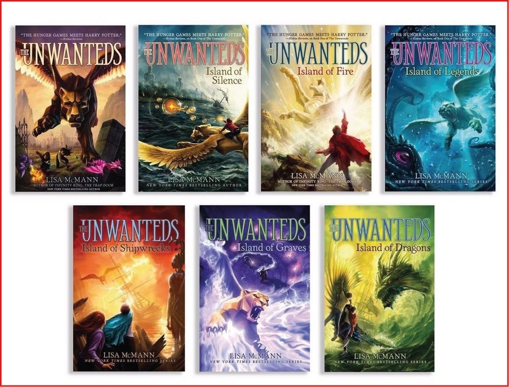 The Unwanteds Series by Lisa McMann ~ 7 MP3 AUDIOBOOK COLLECTION