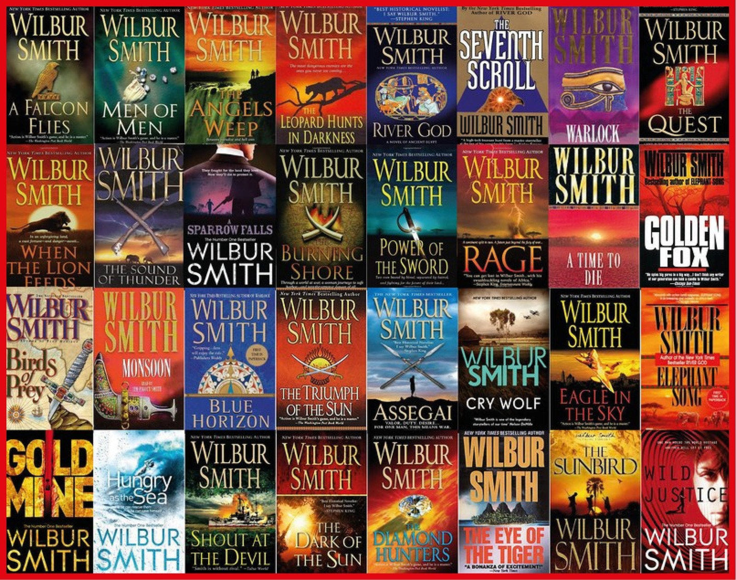 The Wilbur Smith Collection Unabridged ~ 32 AUDIOBOOK COLLECTION