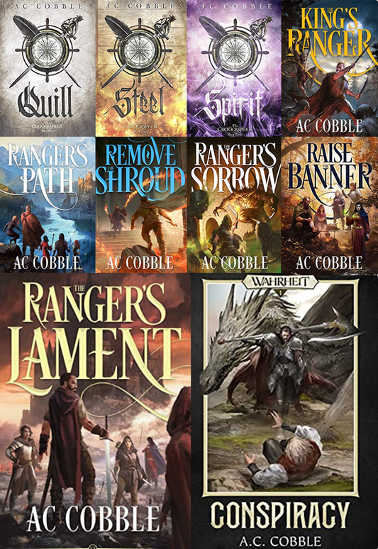 The Cartographer Series & more by AC Cobble ~  10 MP3 AUDIOBOOK COLLECTION