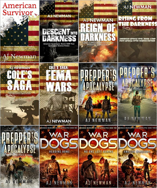 American Apocalypse Series & more by A.J. Newman ~ 12 MP3 AUDIOBOOK COLLECTION