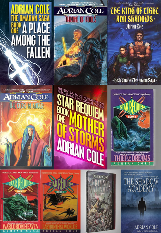 Omaran Saga Series & more by Adrian Cole ~ 10 MP3 AUDIOBOOK COLLECTION