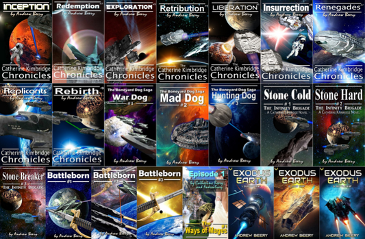 The Catherine Kimbridge Chronicles Series & more by Andrew Beery ~ 22 MP3 AUDIOBOOK COLLECTION